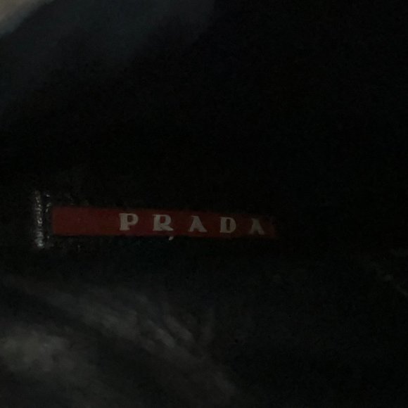 Prada Brown Suede Platform Wedge Buckle Ankle/Calf Boots - Sz39 (8.5) - Picture 6 of 12